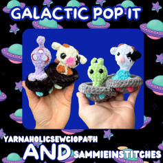 Galactic Pop It Amigurumi Crochet Chart