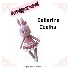 Gráfico de Amigurumi: Coelho Bailarina