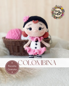 Gráfico de Amigurumi Colombina: Receita Grátis!
