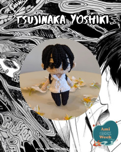 Gráfico de amigurumi Yoshiki Tsujinaka grátis