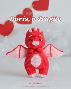 Gráfico de crochê grátis: Boris, o dragão