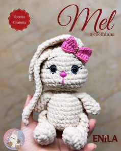 Gráfico de crochê grátis: coelhinha Mel