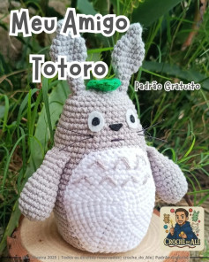 Gráfico de crochê grátis do meu amigo Totoro
