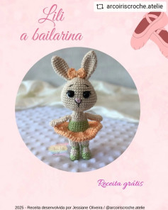 Gráfico de crochê grátis: Lili, a bailarina