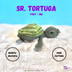 Gráfico de crochê grátis: Sr. Tartaruga