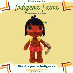 Gráfico de crochê gratuito: Indígena Tainá