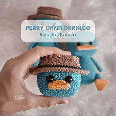 Gráfico de crochê gratuito: Perry Ornitorrinco