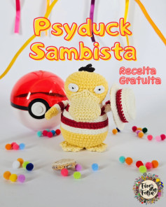 Gráfico de crochê gratuito: Psyduck Sambista