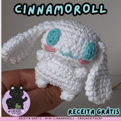 Grátis: Amigurumi Cinnamoroll em crochê