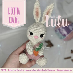Grátis: Crochê Coelho Lulu - Passo a Passo
