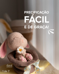 Grátis e fácil: gráfico de amigurumi coelhinho.