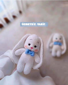 Grátis: Gráfico de amigurumi coelhinho