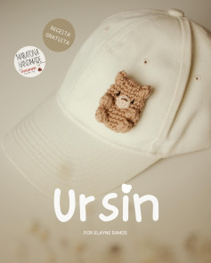 Grátis: Gráfico de amigurumi de ursinho para boné