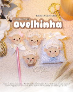 Grátis: Gráfico de crochê de ovelhinha para lembrancinhas