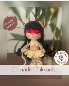 Grátis: Padrão Amigurumi da Comadre Fulozinha