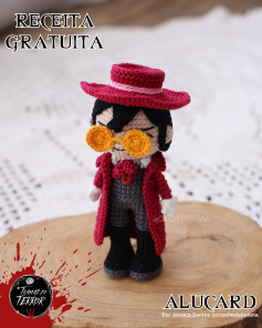 Grátis: Padrão de Amigurumi Alucard