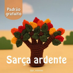 Grátis: Padrão de Crochê da Árvore de Outono
