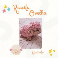 Grátis: Padrão de crochê de ovelhinha fofa