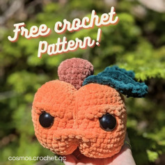 Grumpkin the Pumpkin: Free Crochet Pattern