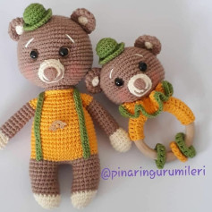 İki Sevimli Ayıcık Amigurumi Şeması