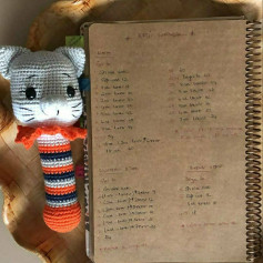 İşte kedi amigurumi tığ işi şeması