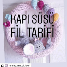 KAPI SÜSÜ FİLİ ÖRNEK ŞEMASI
