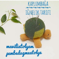KAPLUMBAĞA İĞNELİK TARİFİ: Şirin ve pratik amigurumi