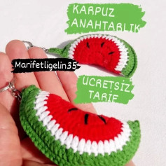 KARPUZ ANAHTARLIK: ÜCRETSİZ ÖRNEK