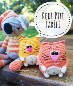 Kedi ve Koala Amigurumi Tığ İşi Şeması