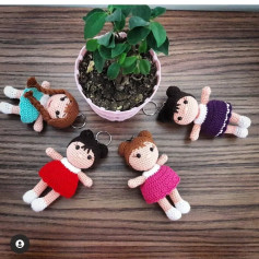 Küçük Hanım anahtarlık modeli ücretsiz tarifi