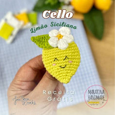 Limão Siciliano Amigurumi: Grátis Receita de Crochê