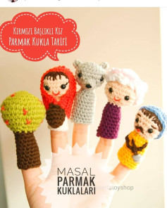 Masal Parmak Kuklaları: Örgü Şeması