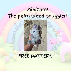 Miniature Crochet Unicorn: Free Pattern!