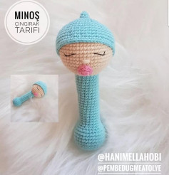 Minoş Bebek Çıngırak Örgü Şeması