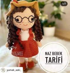 Naz Bebek Amigurumi Şeması
