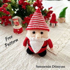 Noel Baba Amigurumi Şeması Ücretsiz