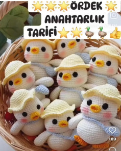 Ördek Anahtarlık Tarifi