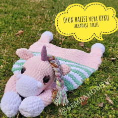 Örgü Unicorn Oyun Halısı Tarifi