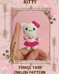Örme Hello Kitty Amigurumi Tarifi