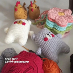 Örnek Şirin Amigurumi Desenleri