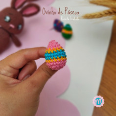 Ovinho de Páscoa em crochê: gráfico gratuito!