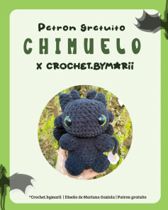 Patrón gratuito amigurumi Chimuelo