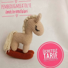 PembedugmeeA Tolyesi: Salıncak At Amigurumi Şeması