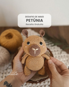 Petúnia: Gráfico de crochê amigurumi grátis!