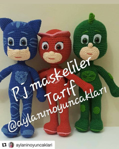 PJ Maskeleri Tığ İşi Şeması