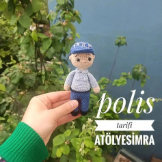 Polis Amigurumi Tığ İşi Tarifi