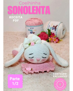 Receita de coelhinha sonolenta em crochê