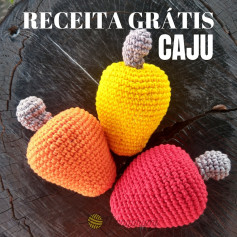 RECEITA GRÁTIS: Amigurumi de Cajus em Cores Vibrantes