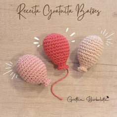 Receita Grátis de Amigurumi Balões
