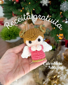 Receita gratuita de Anjo para o Calendário do Advento
